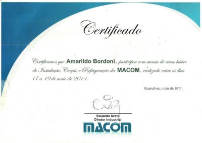 Certificado Macom